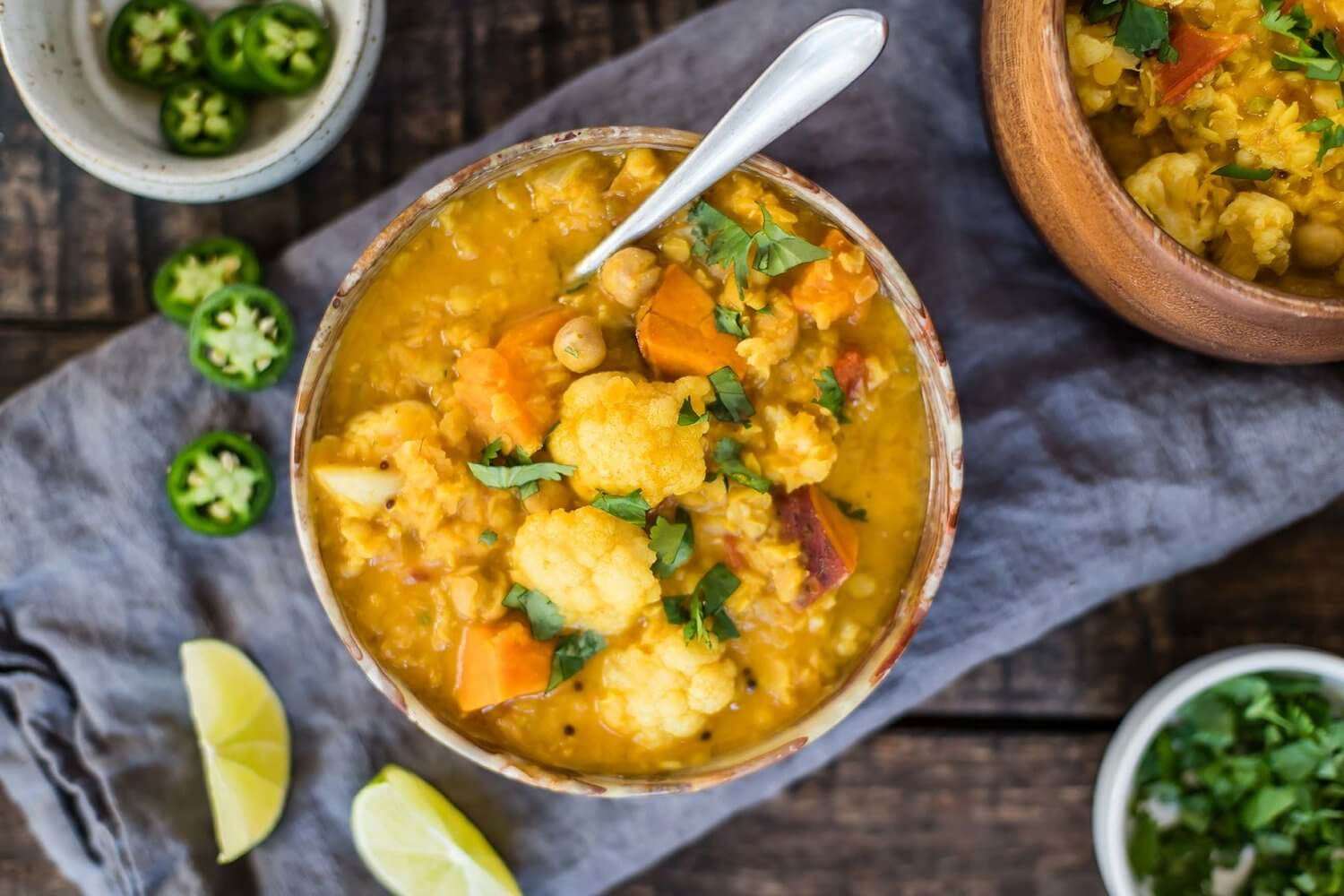 favoritecurriedredlentilchickpeastewwithcauliflowersweetpotato e1587549641421